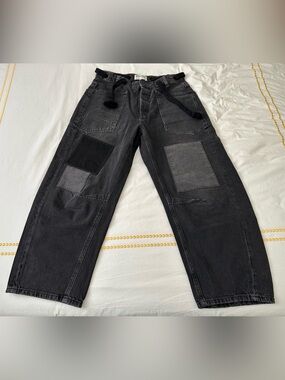 Free People We The Free Moxie Pull-On Barrel Jeans